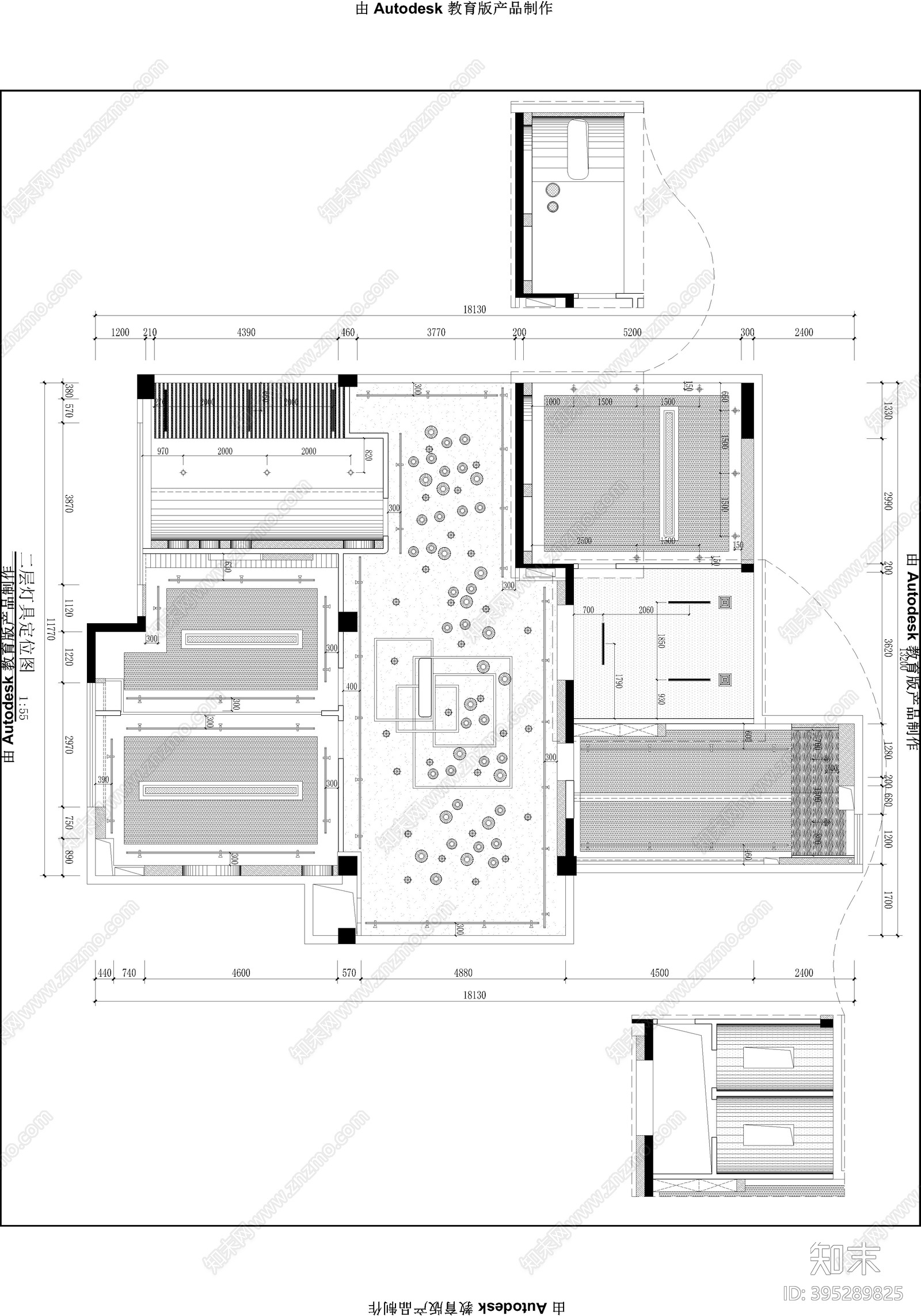 现代美术培训中心cad施工图下载【ID:395289827】