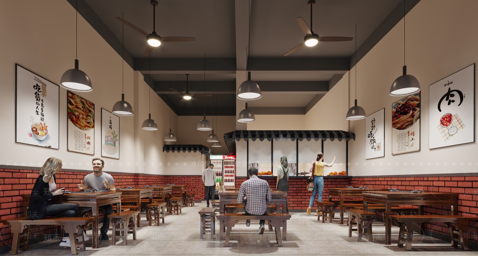 新中式快餐店3D模型下载【ID:795296712】