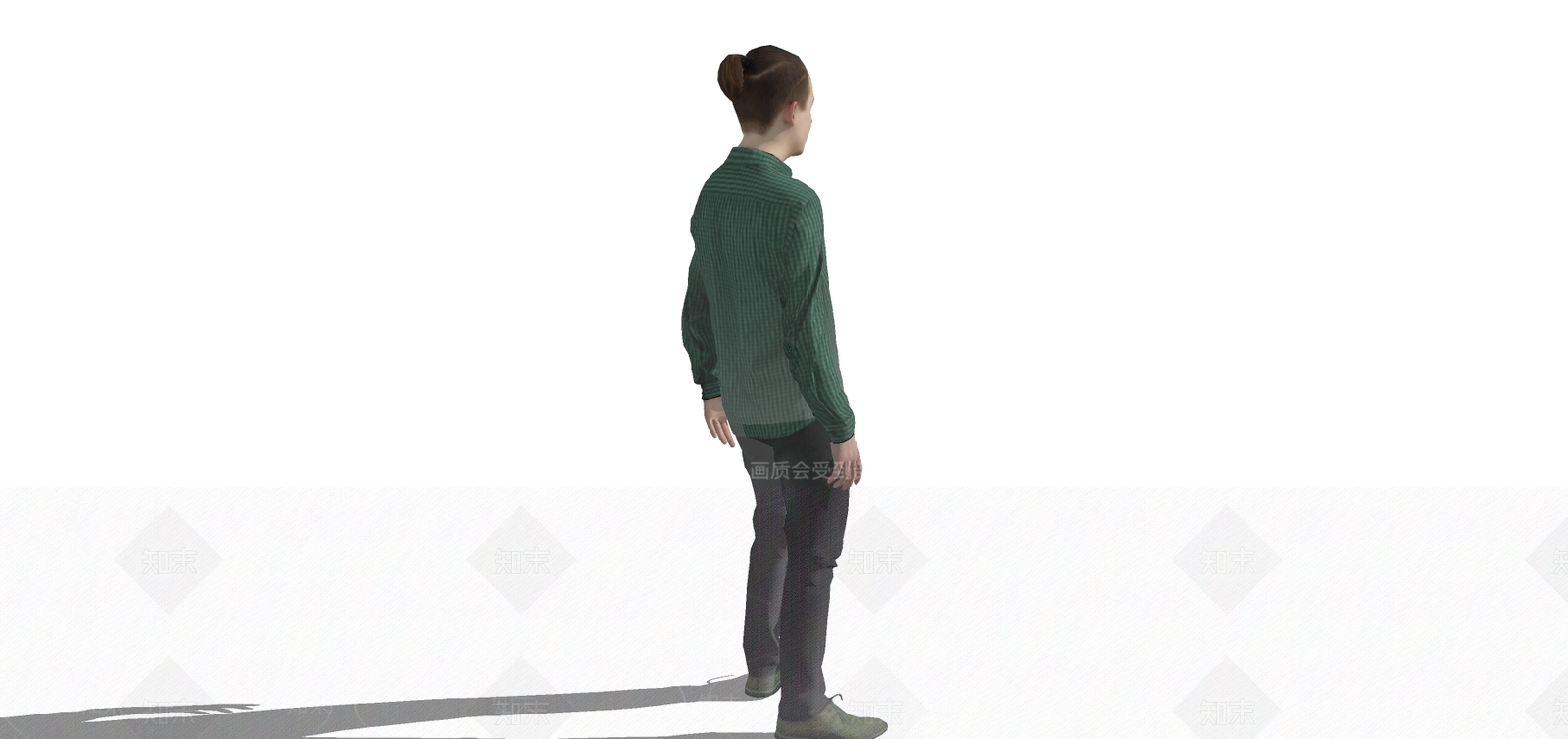 现代男人SU模型下载【ID:295315032】