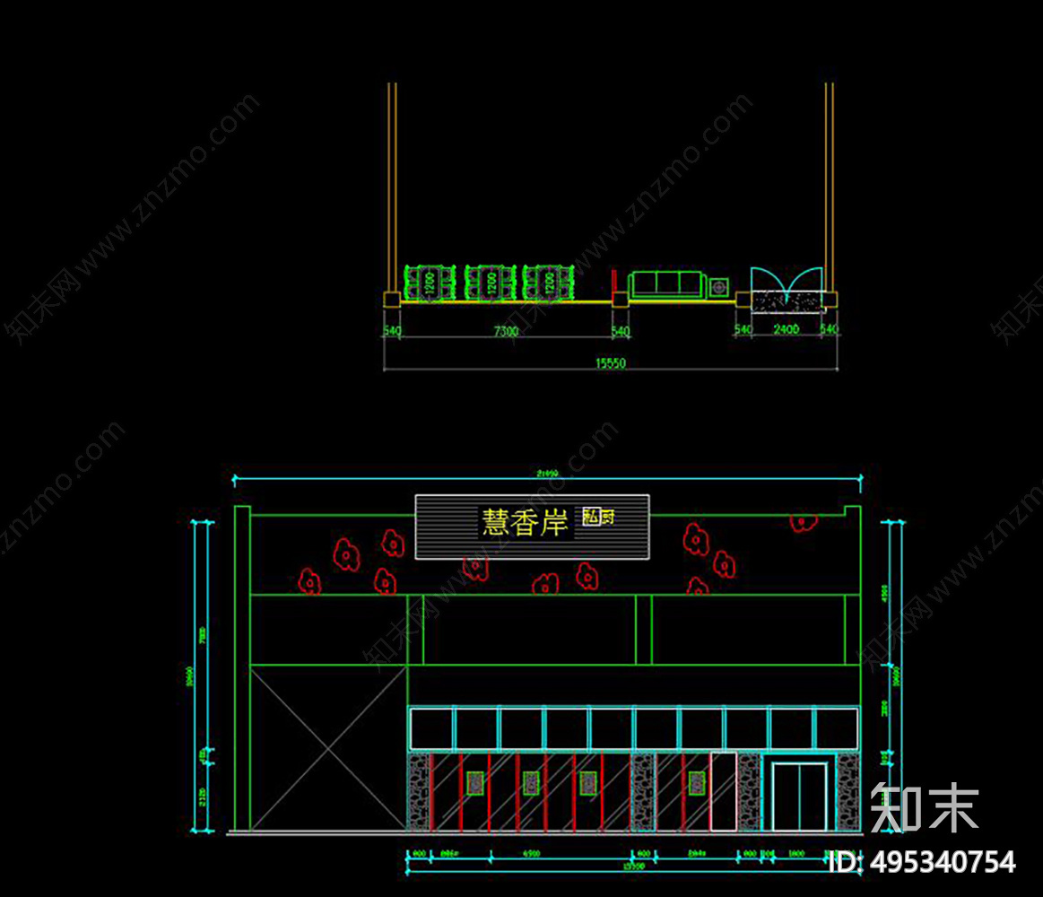 全套中餐CADcad施工图下载【ID:495340754】