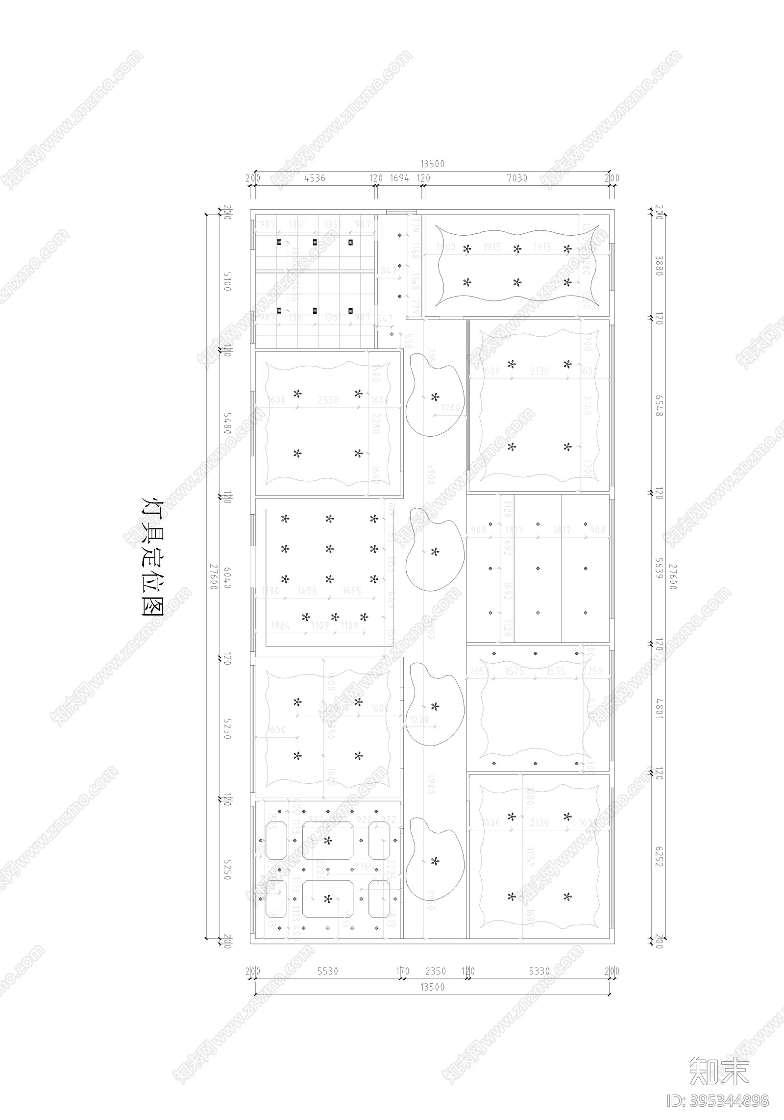 现代简约儿童美术机构cad施工图下载【ID:395344898】