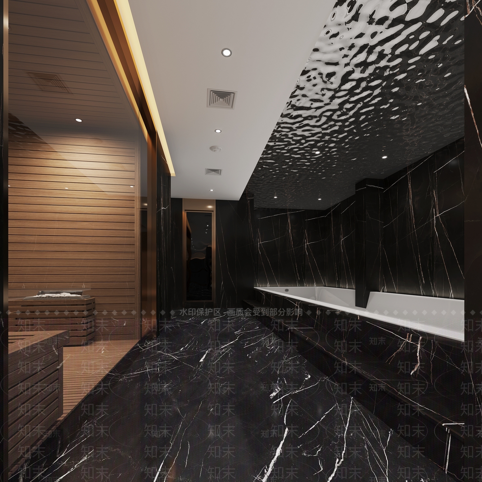 现代足浴会所3D模型下载【ID:795348130】