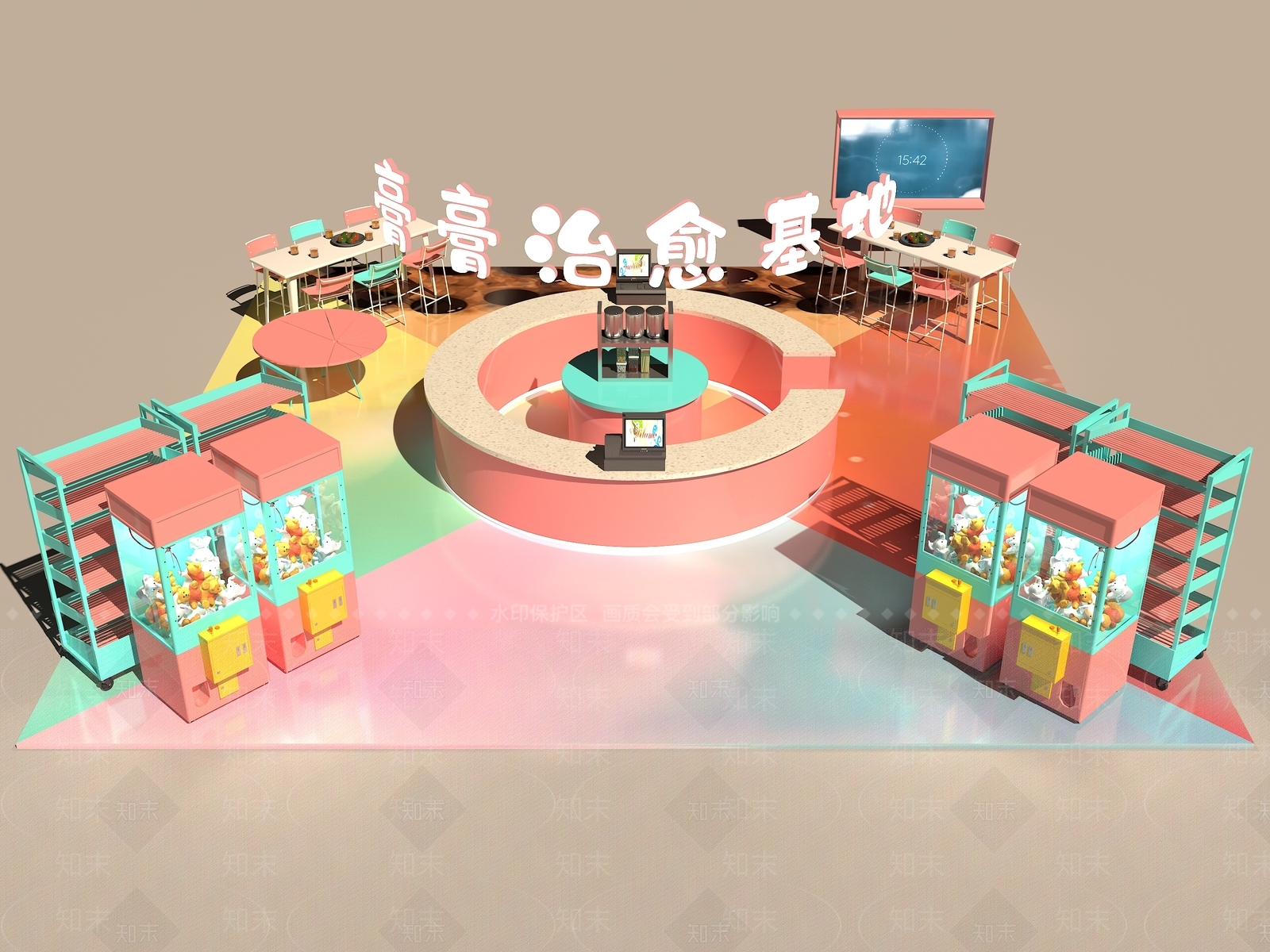 现代玩具礼品店3D模型下载【ID:395439132】