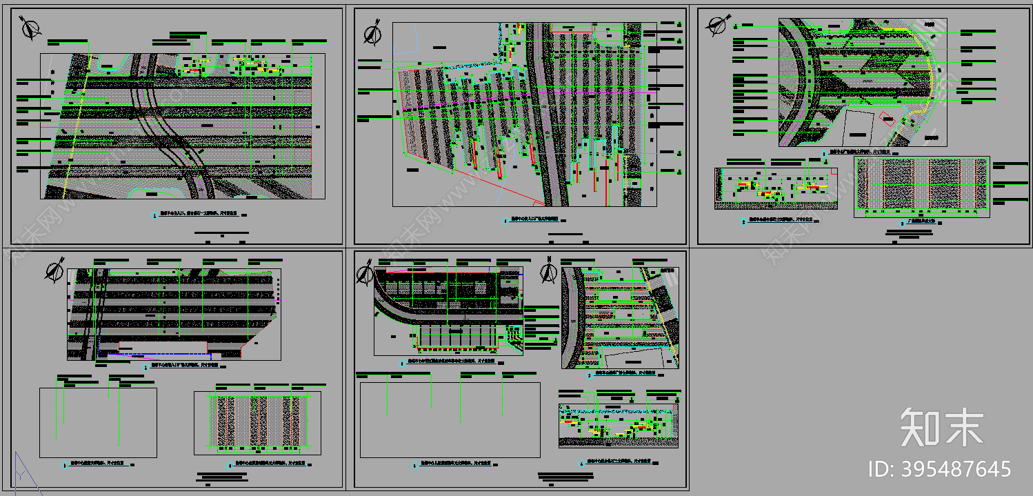 景观铺装大样施工图下载【ID:395487645】