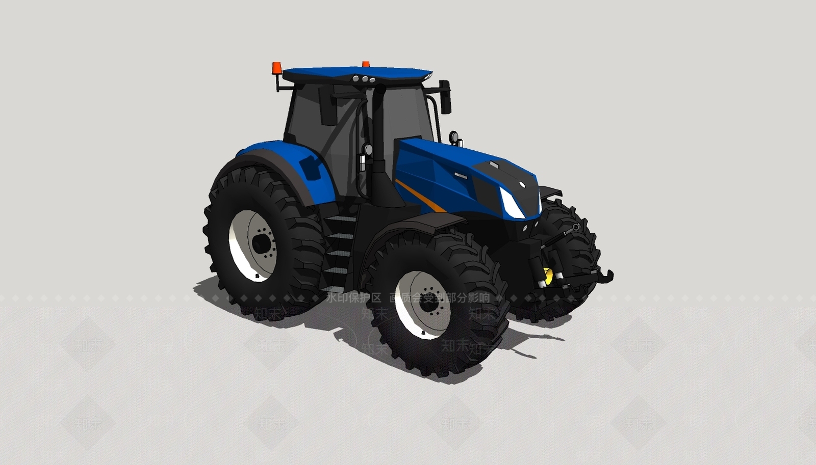 现代工程车SU模型下载【ID:295506206】
