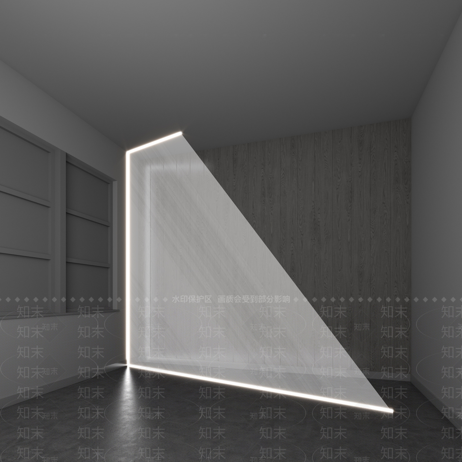 现代灯具3D模型下载【ID:295557457】