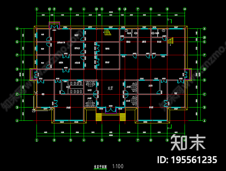 幼儿园设计cad施工图下载【ID:195561235】