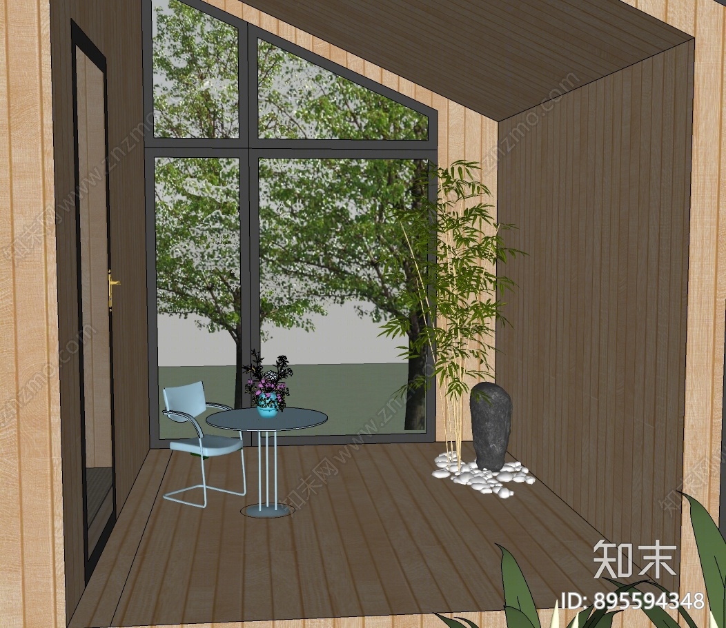 北欧木屋SU模型下载【ID:895594348】