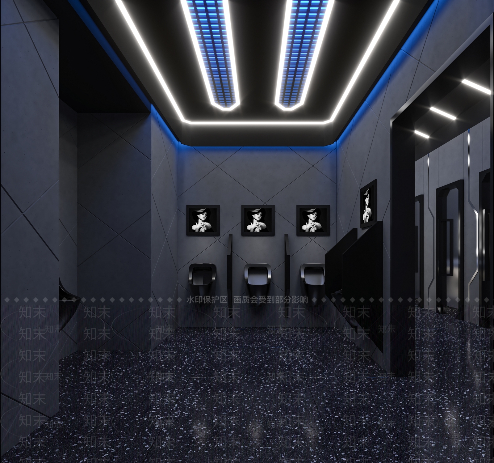 现代酒吧3D模型下载【ID:495598429】
