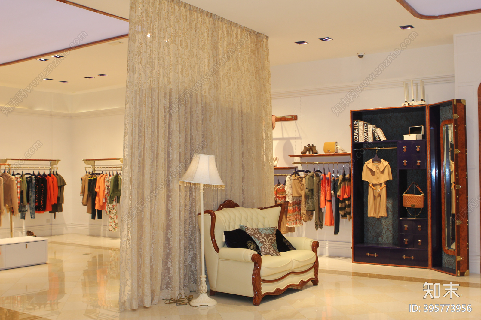 服装专卖店cad施工图下载【ID:395773956】