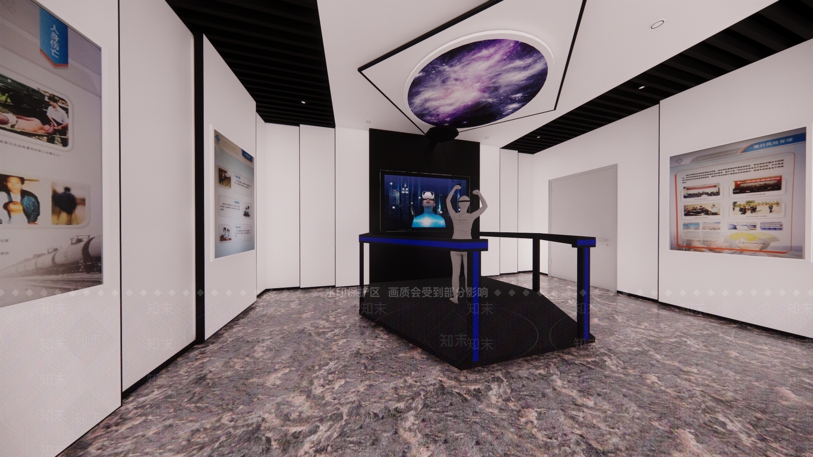 现代vr展厅SU模型下载【ID:295685902】