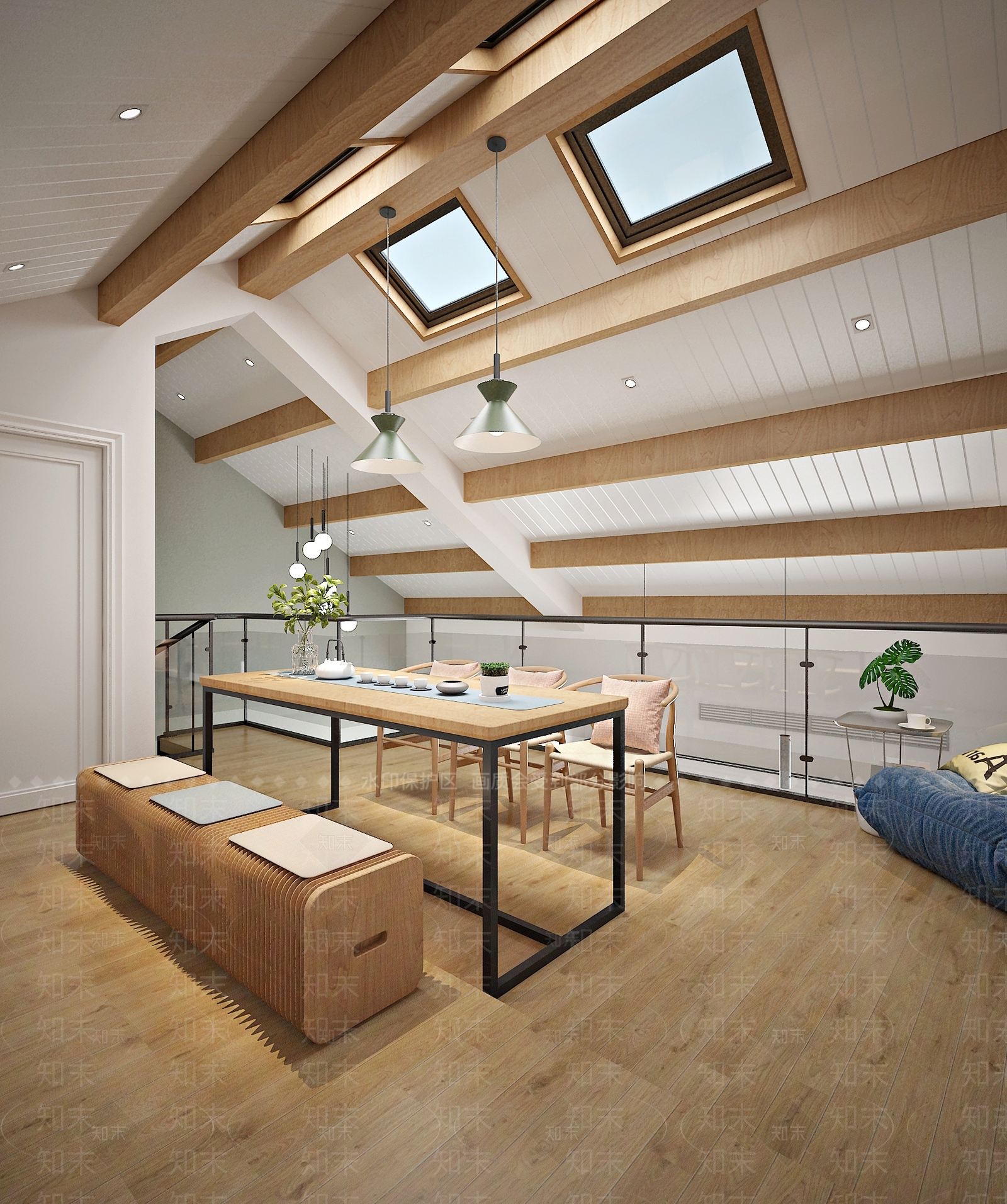 北欧茶室3D模型下载【ID:195705912】