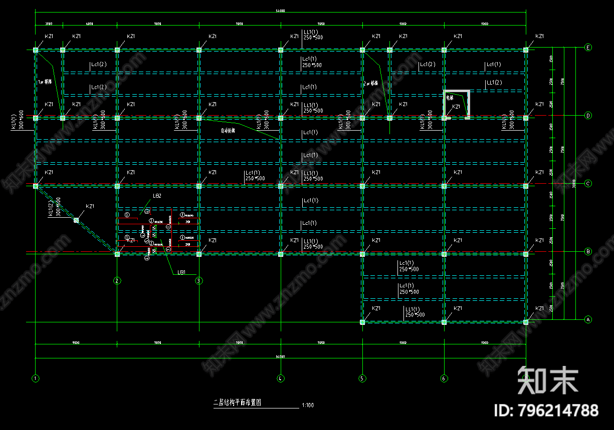 三层商场施工图下载【ID:796214788】