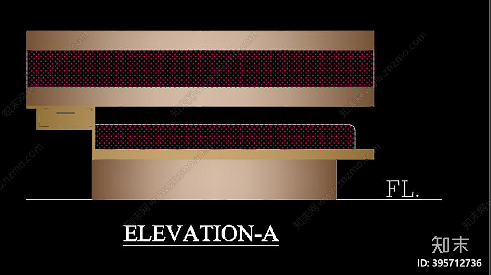 圆角床CAD图纸施工图下载【ID:395712736】