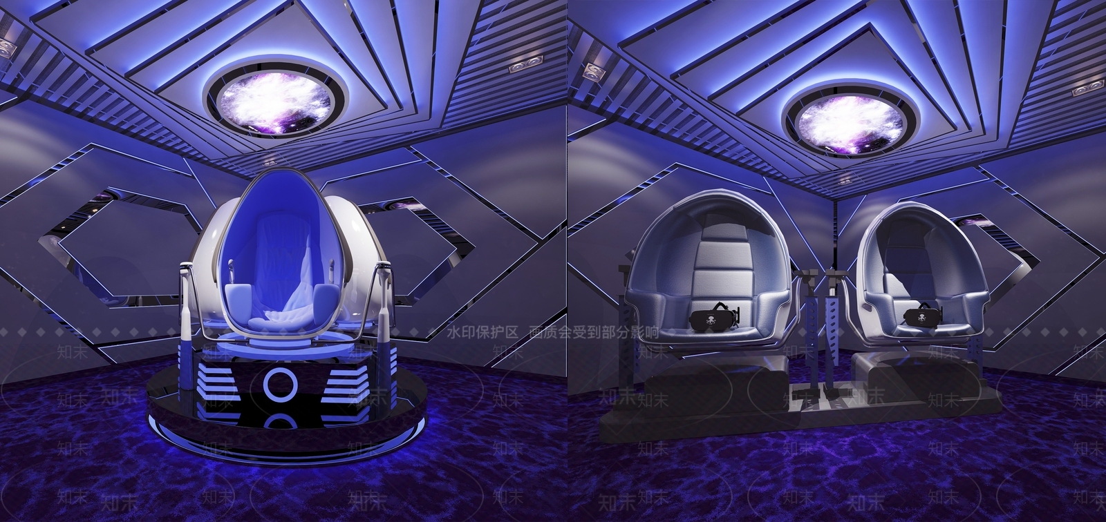 现代游乐场设备3D模型下载【ID:895716605】