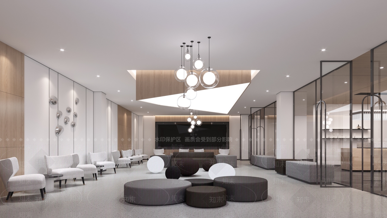 现代活动中心3D模型下载【ID:595718051】