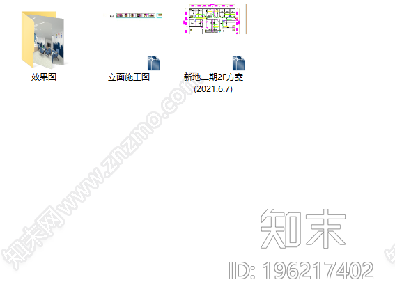 外语培训机构cad施工图下载【ID:196217402】