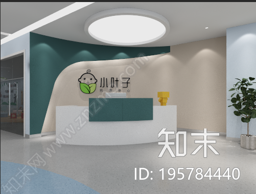 小叶子儿童成长中心cad施工图下载【ID:195784440】