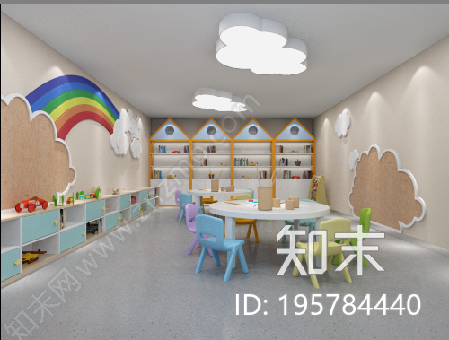 小叶子儿童成长中心cad施工图下载【ID:195784440】