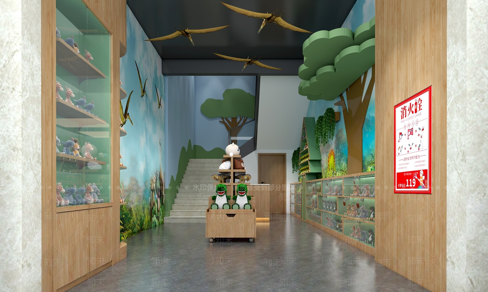 现代玩具礼品店3D模型下载【ID:695787937】