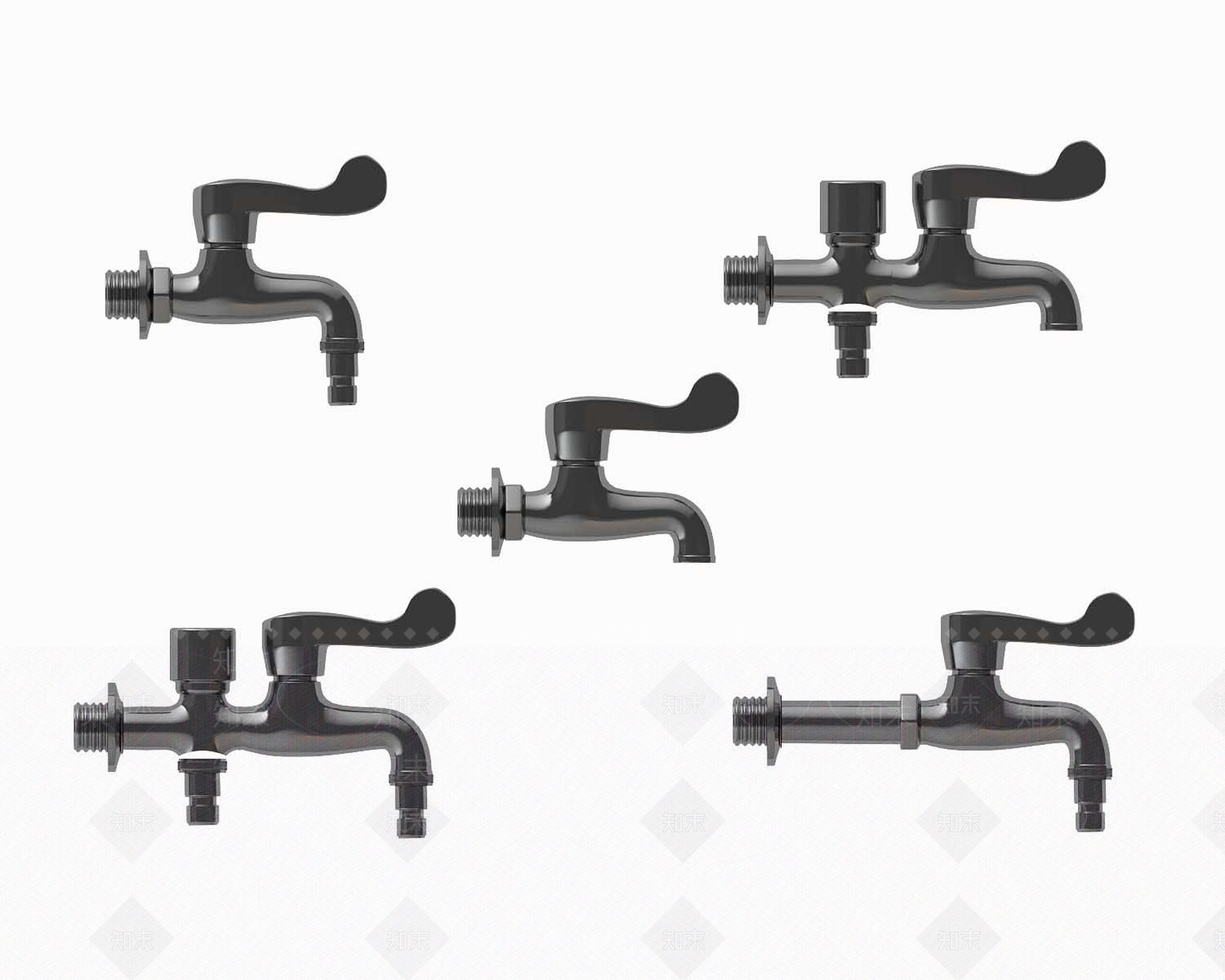 现代厨房龙头3D模型下载【ID:795805222】