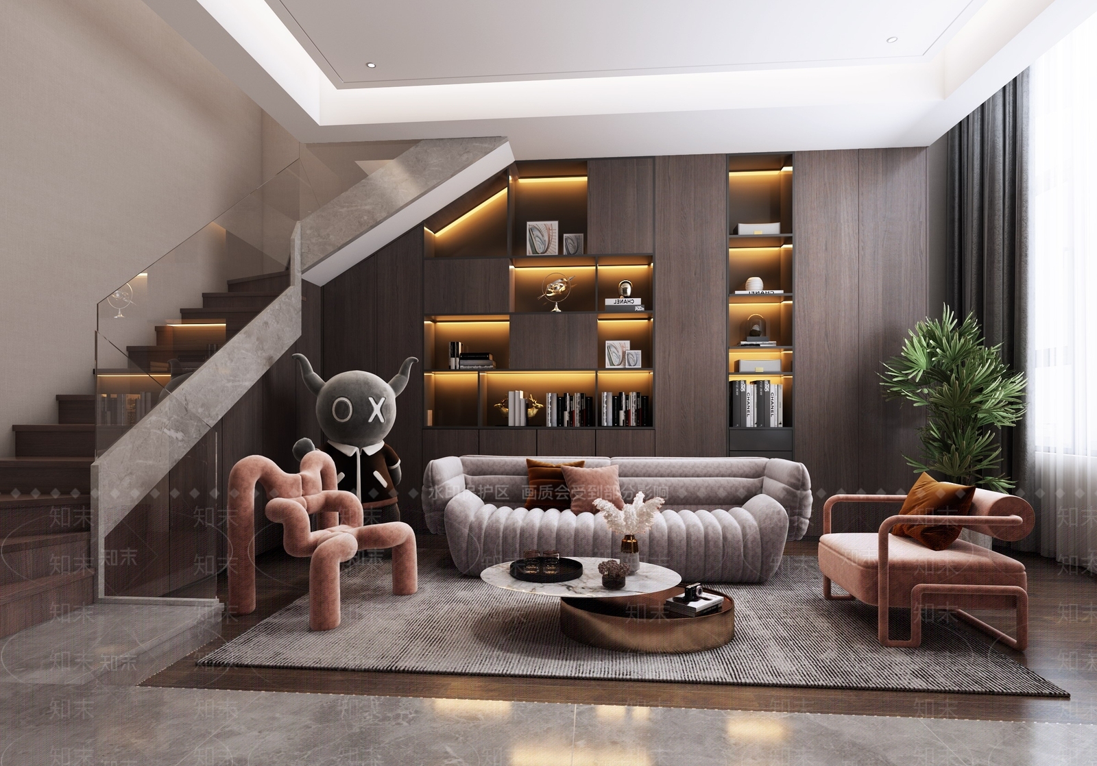 现代儿童玩具房3D模型下载【ID:195817610】