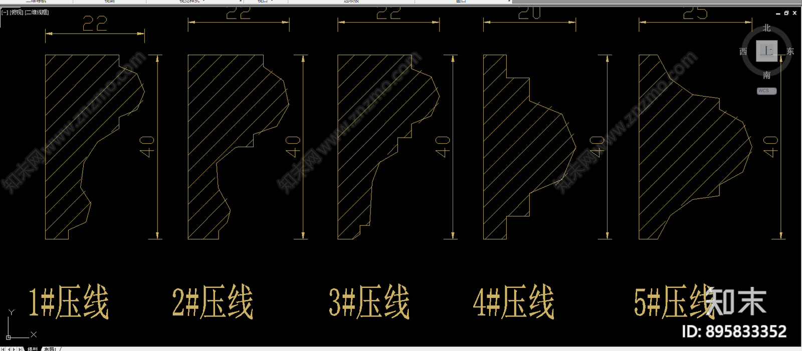 房门板cad施工图下载【ID:895833352】