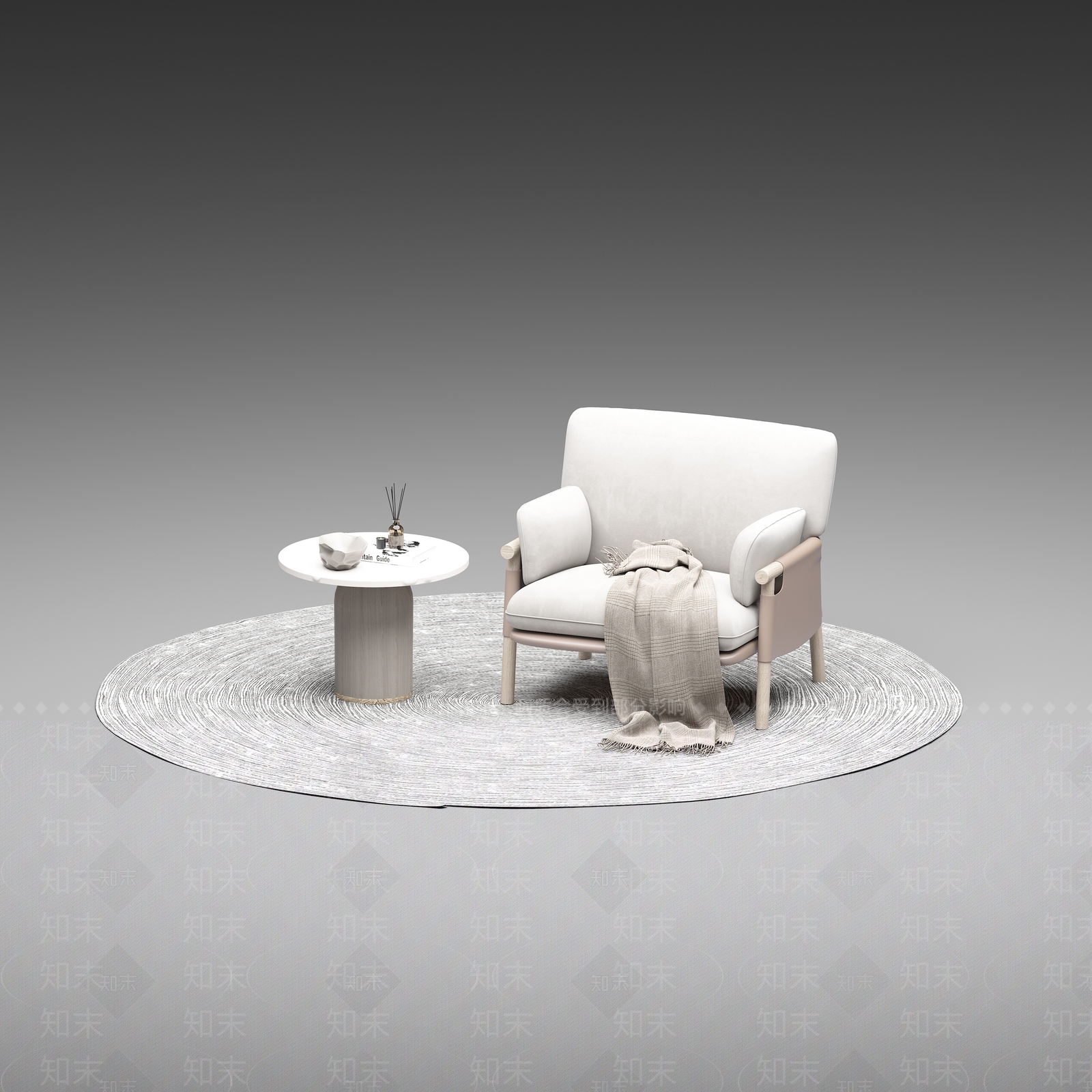 现代躺椅3D模型下载【ID:295836674】