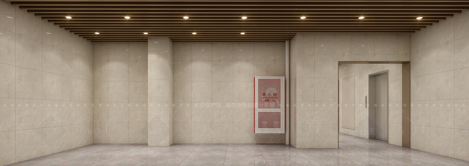 现代公司电梯间3D模型下载【ID:495854049】