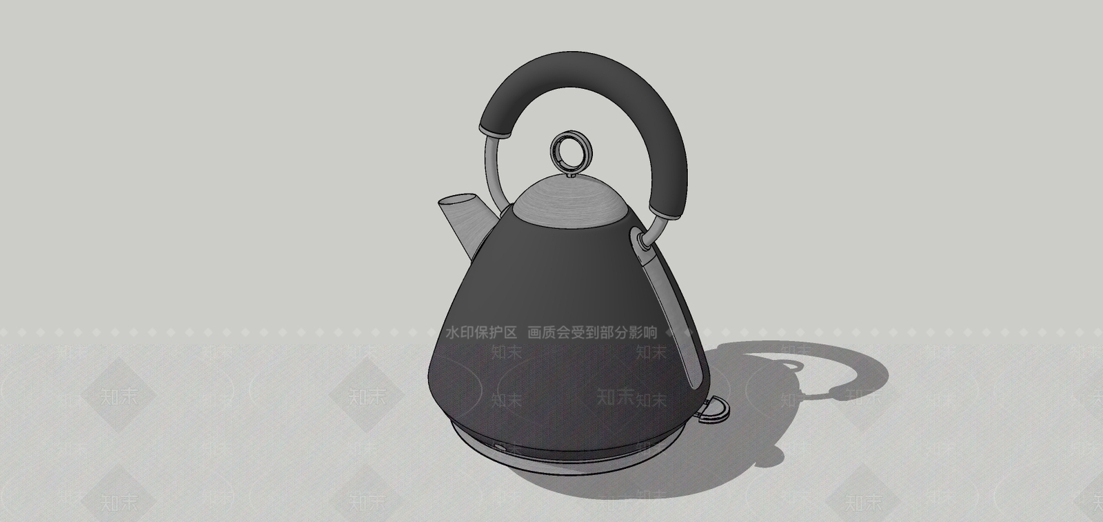 现代电水壶SU模型下载【ID:795855379】