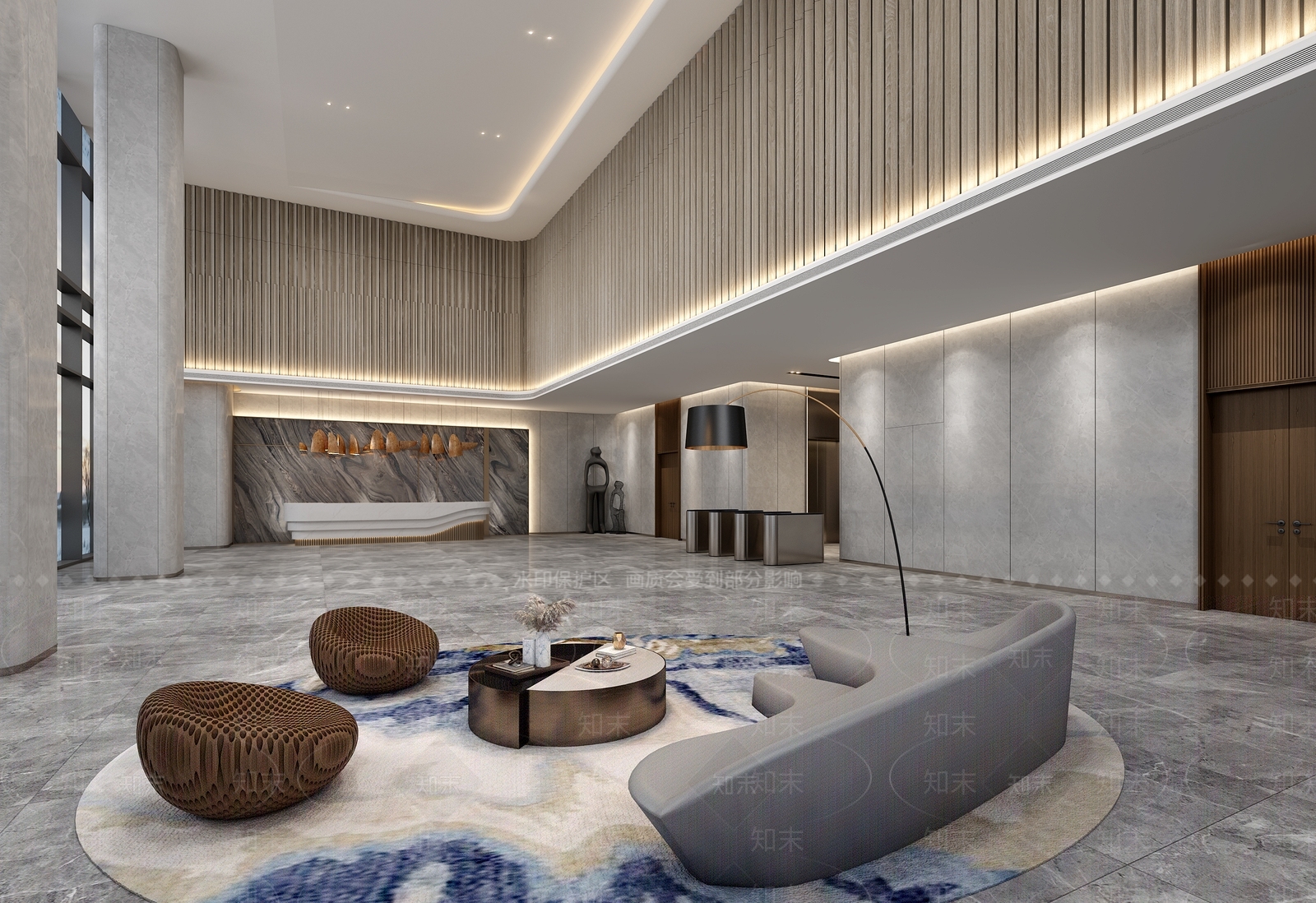 现代公司电梯间3D模型下载【ID:495916061】