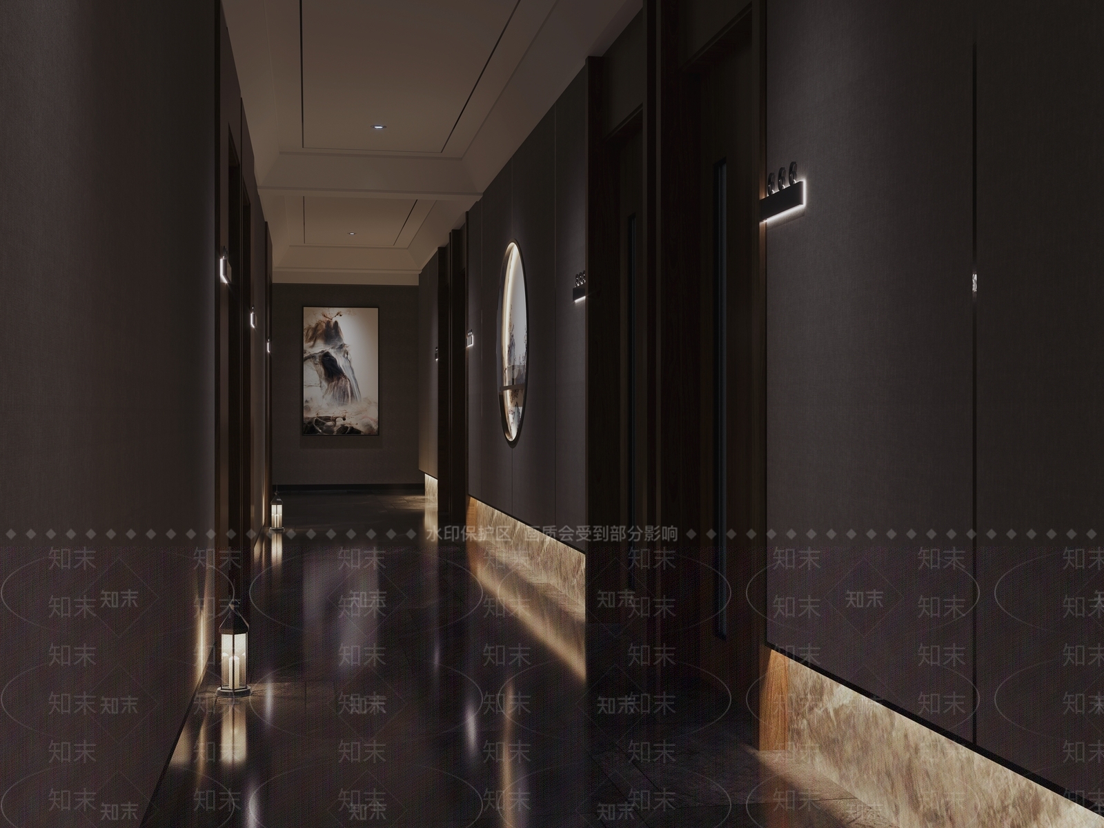 新中式会所3D模型下载【ID:495919656】