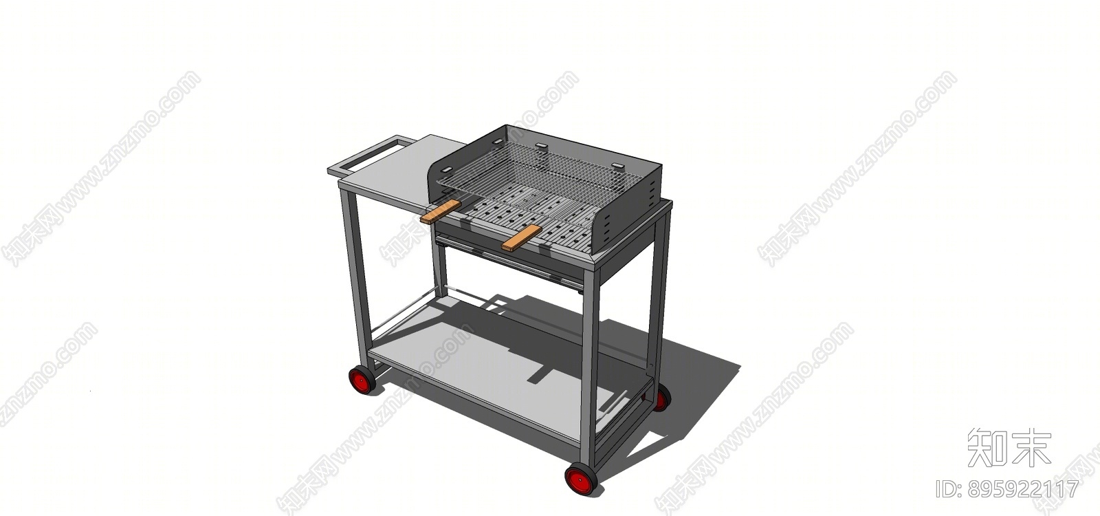 现代烧烤架SU模型下载【ID:895922117】