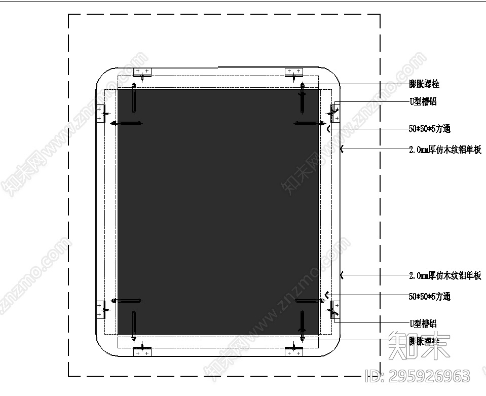 铝单板大样施工图下载【ID:295926963】