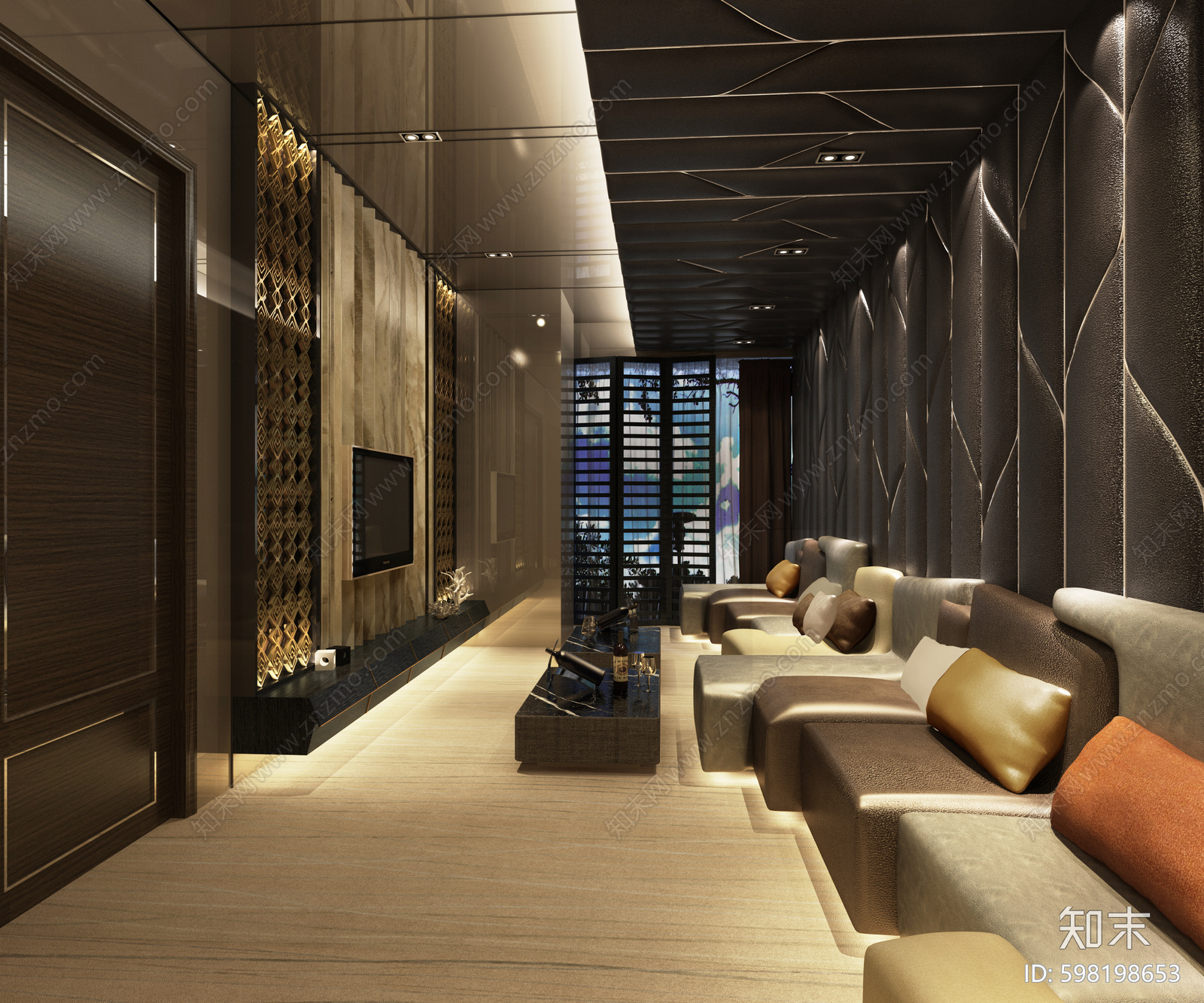 海宁会所cad施工图下载【ID:598198653】