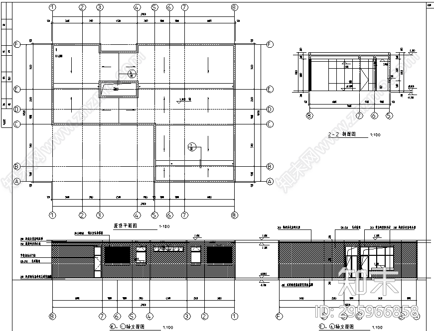 街角游园cad施工图下载【ID:295966858】