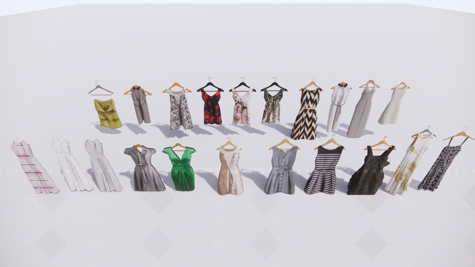 现代服装SU模型下载【ID:995988710】