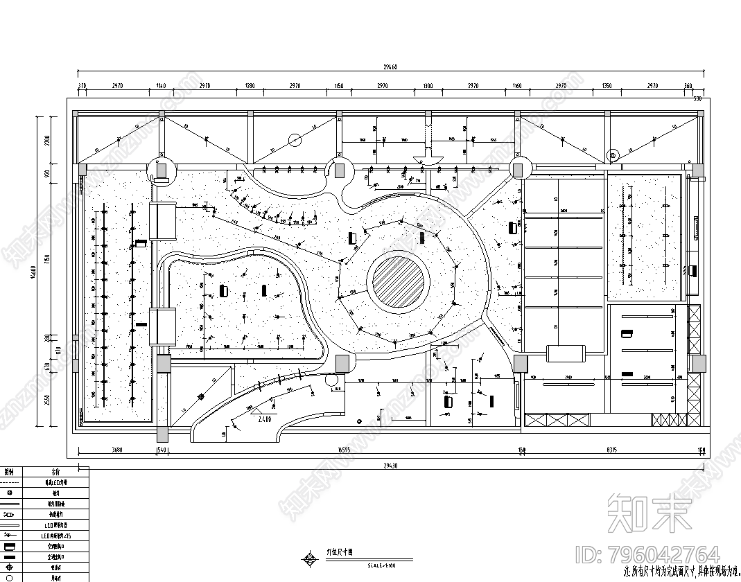 服饰展厅施工图下载【ID:796042764】