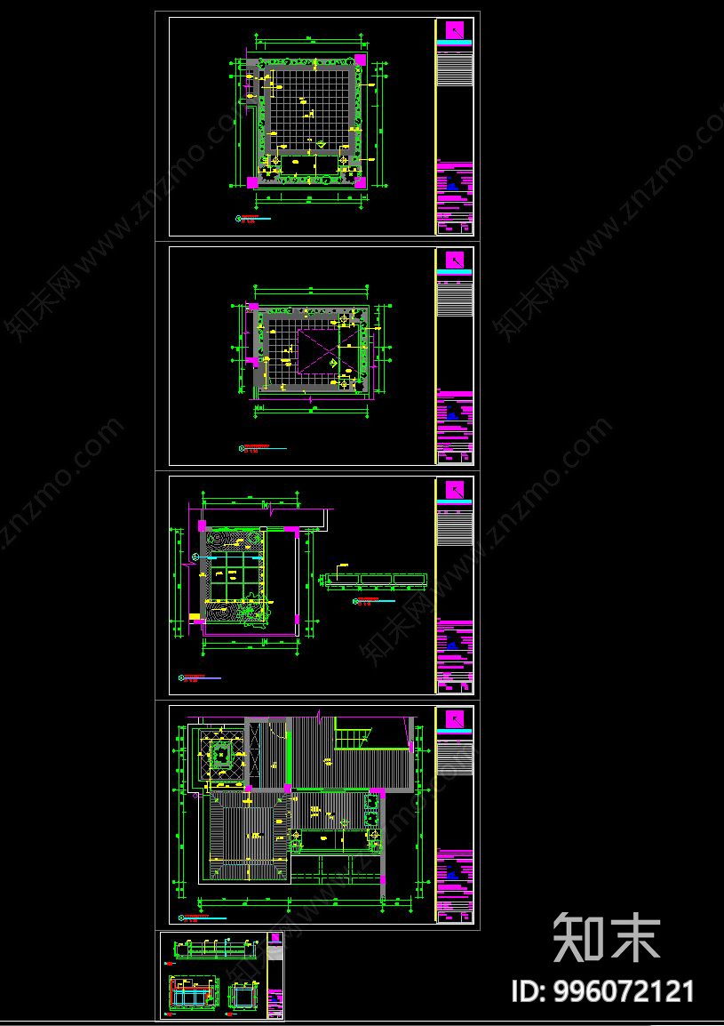 新华学府春天别墅cad施工图下载【ID:996072121】