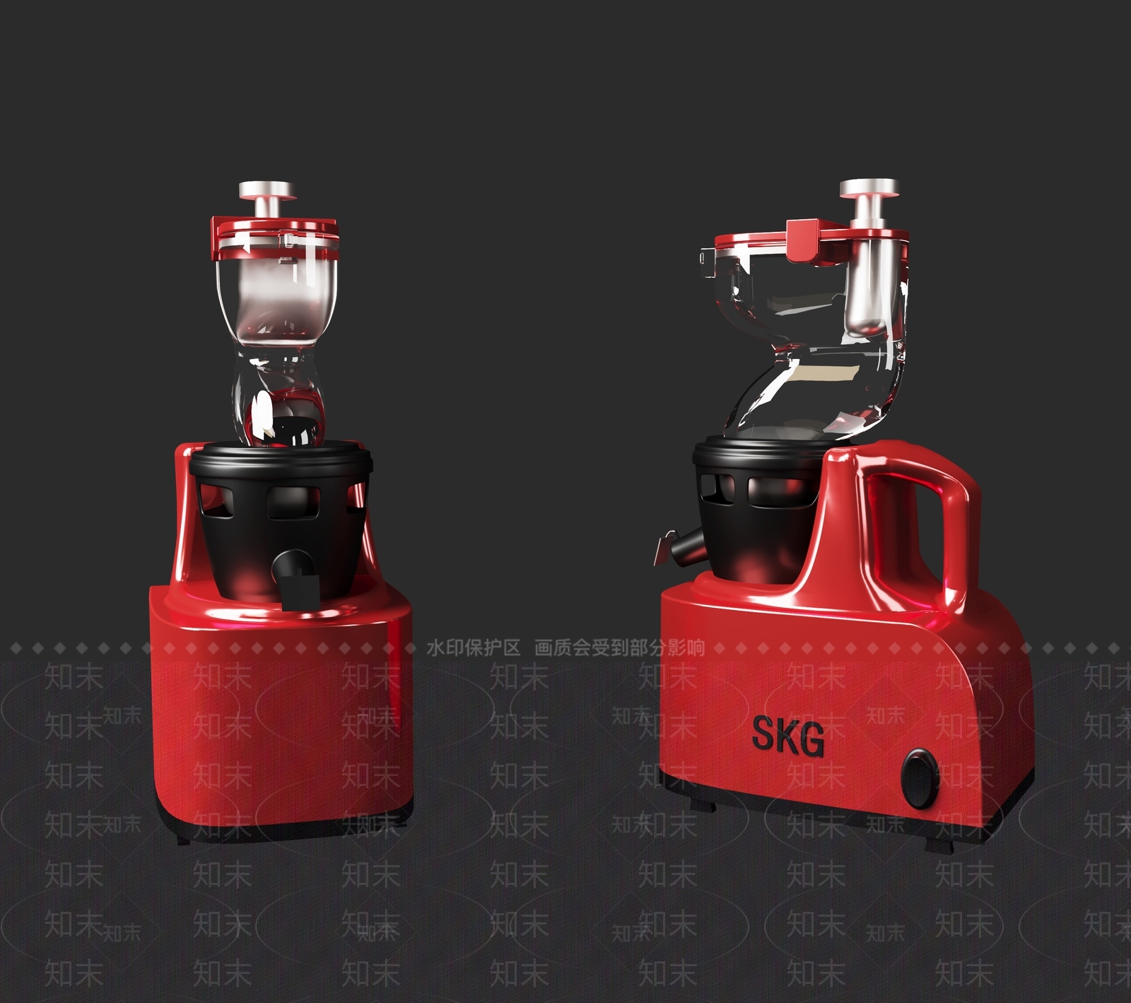 现代厨房用品组合3D模型下载【ID:896077320】
