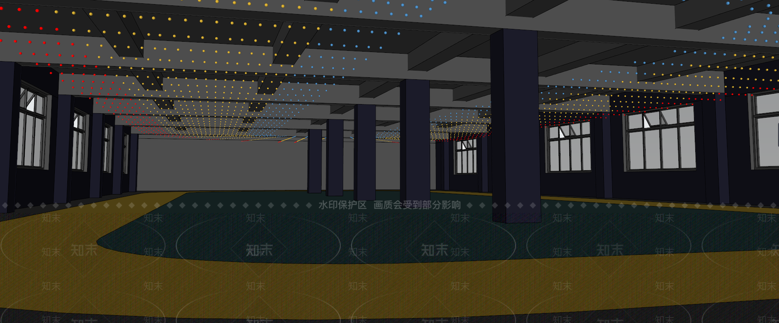 现代旱冰场SU模型下载【ID:396090231】