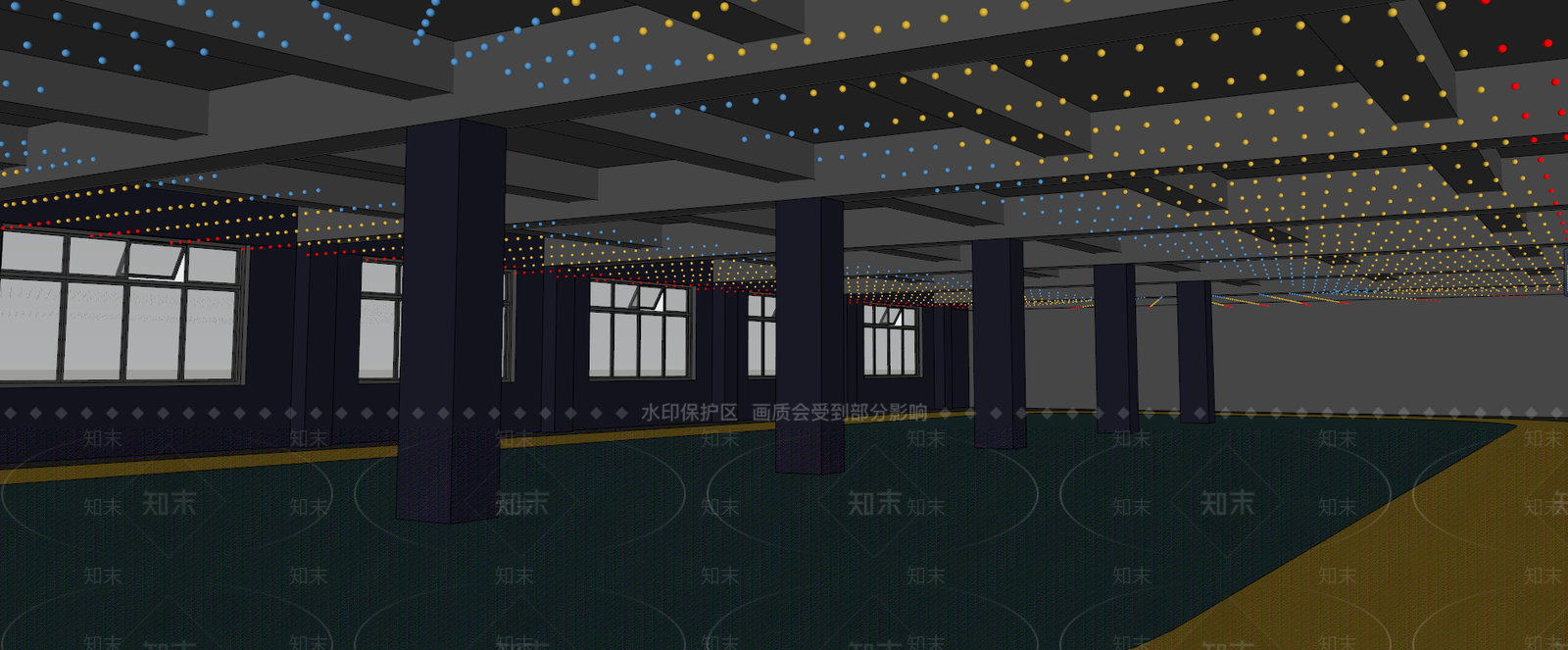 现代旱冰场SU模型下载【ID:396090231】