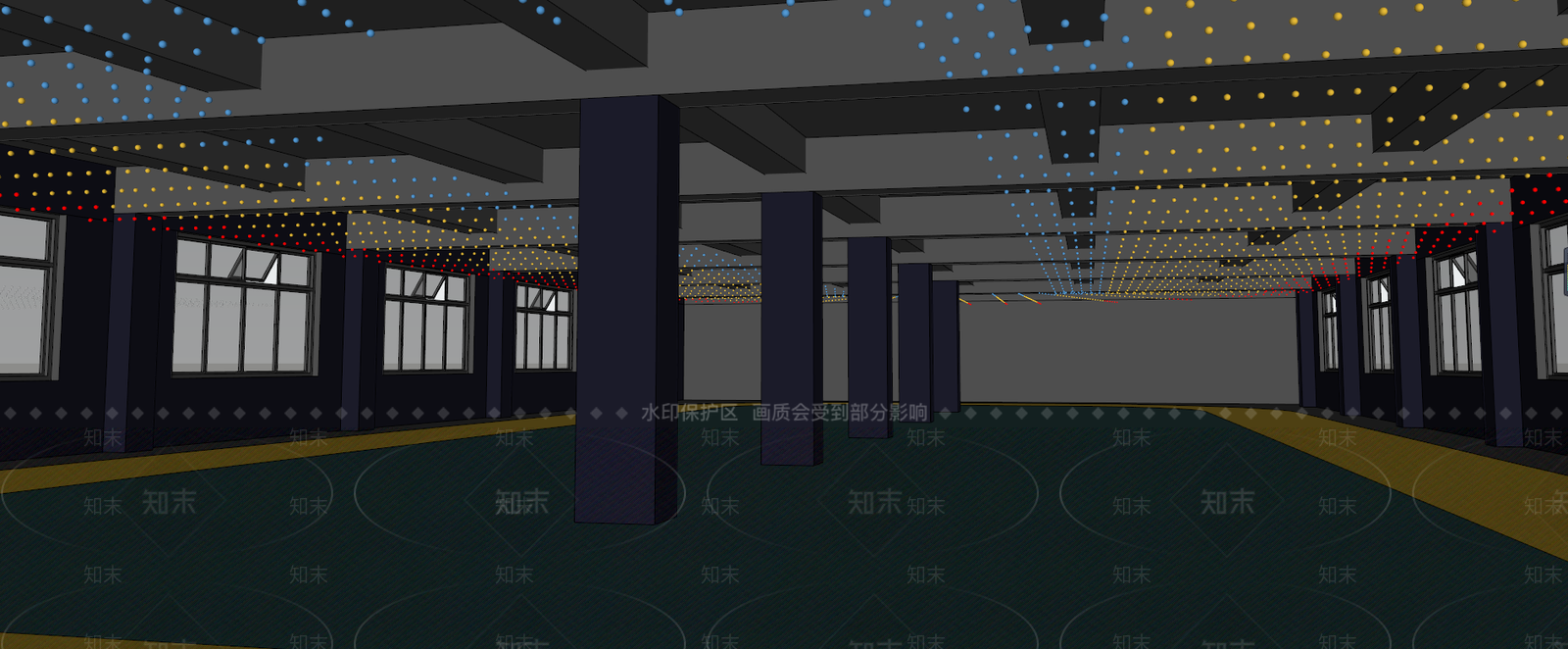 现代旱冰场SU模型下载【ID:396090231】