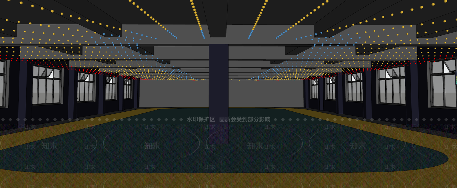 现代旱冰场SU模型下载【ID:396090231】