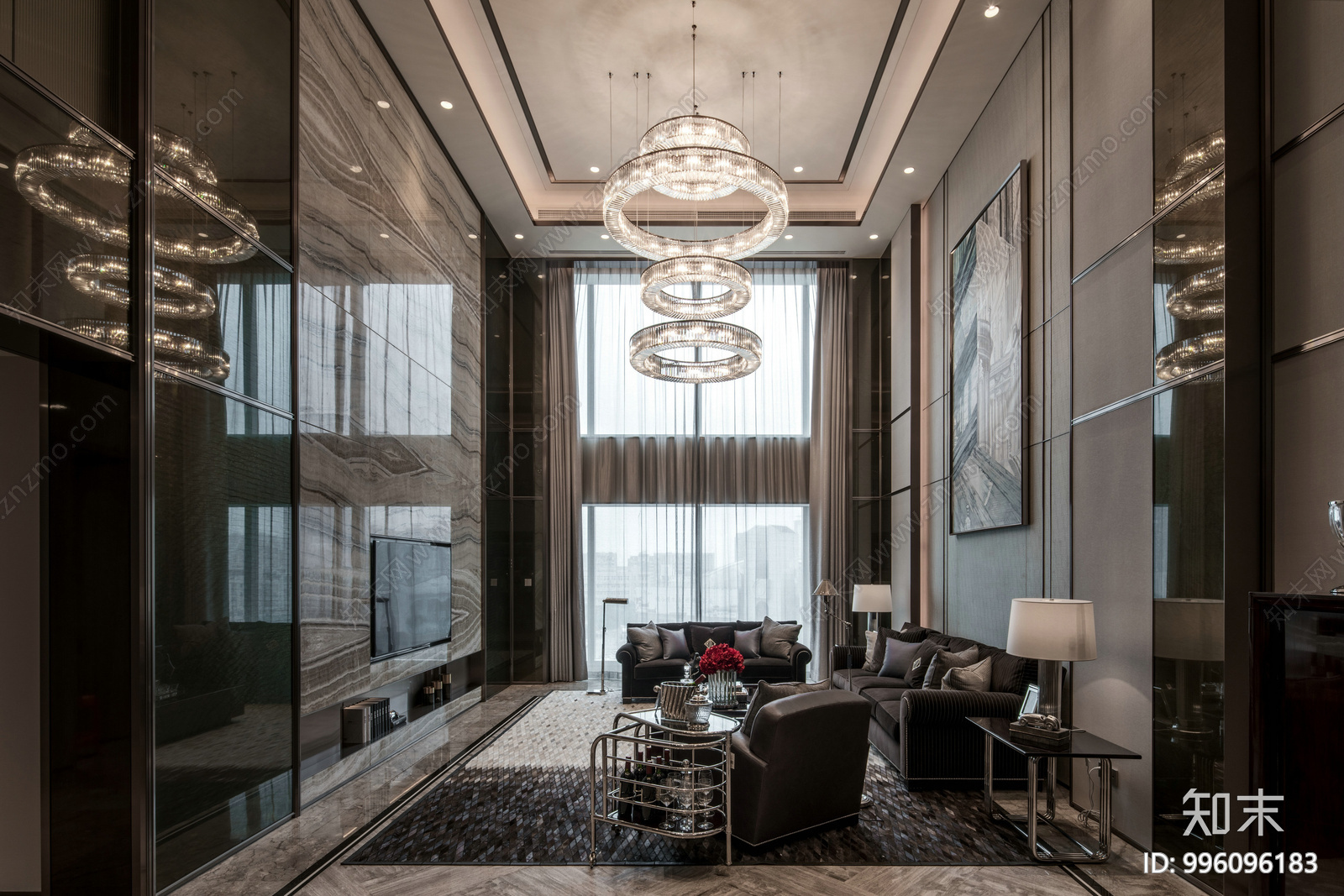 邱德光-现代风格别墅施工图施工图下载【ID:996096183】