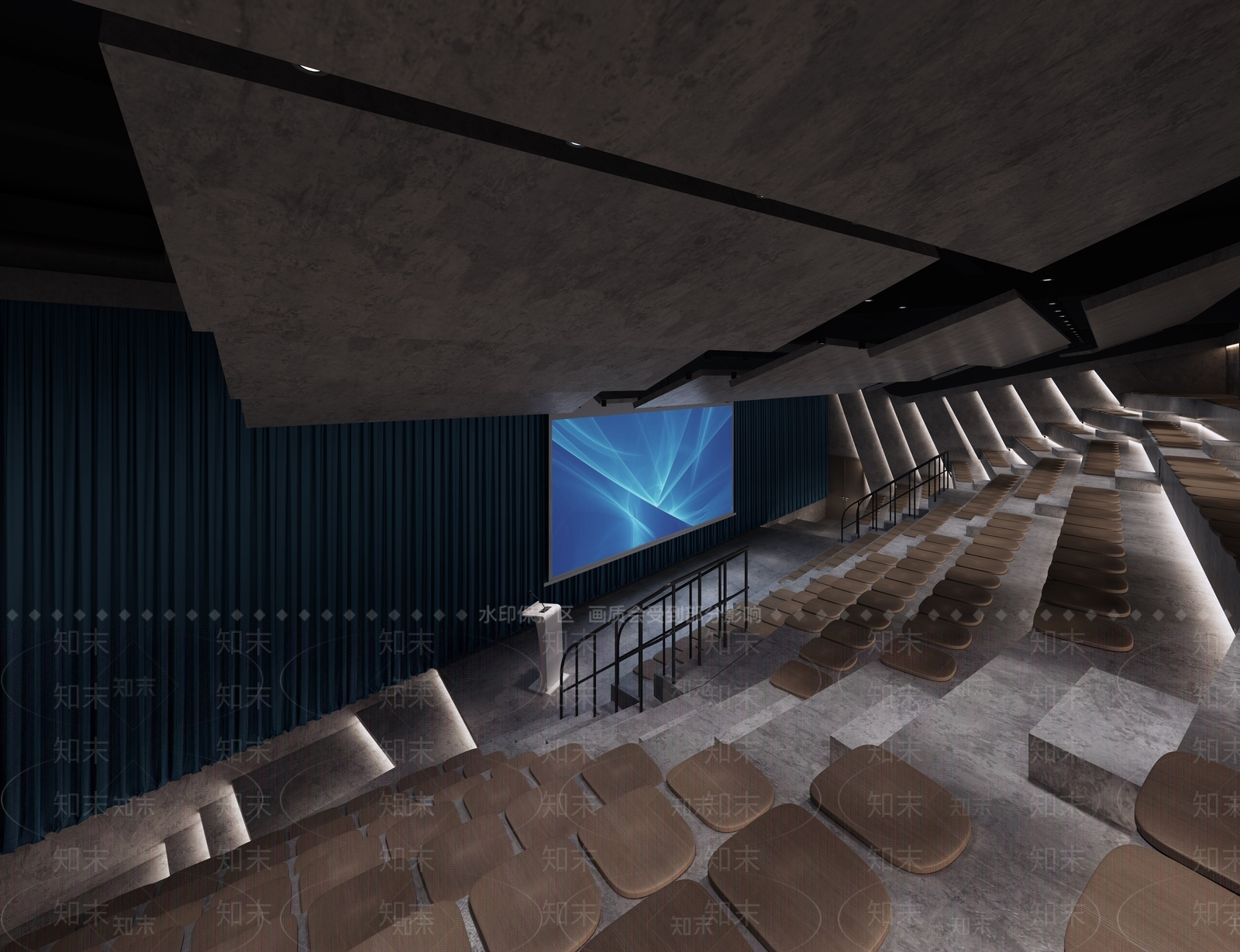 现代活动中心3D模型下载【ID:596103035】