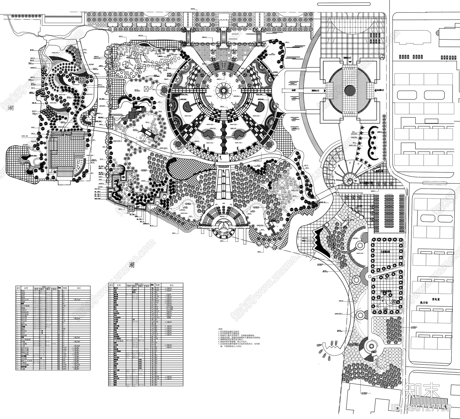 现代简约公园景观设计方案施工图下载【ID:696127759】