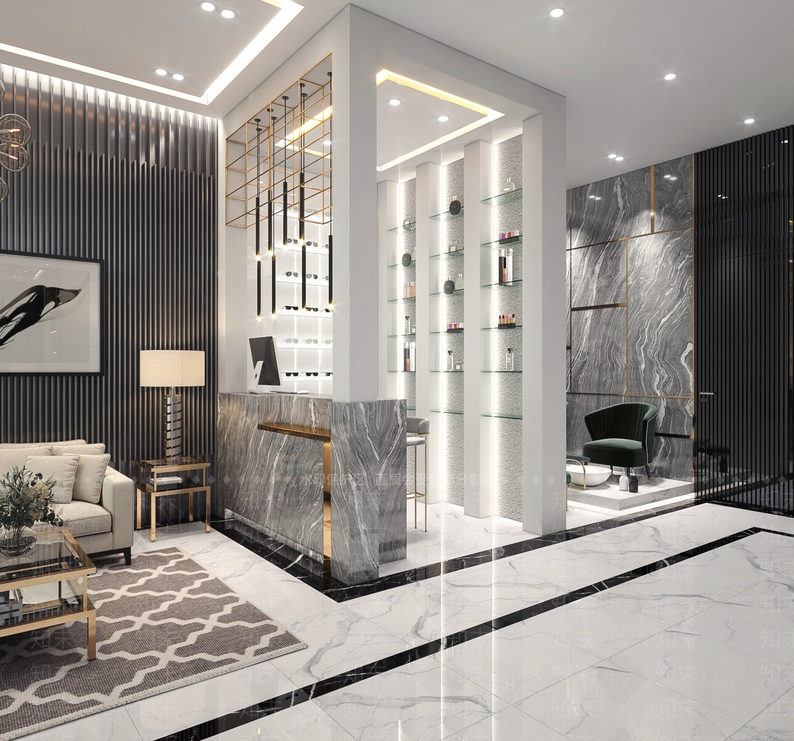现代理发店3D模型下载【ID:396147480】