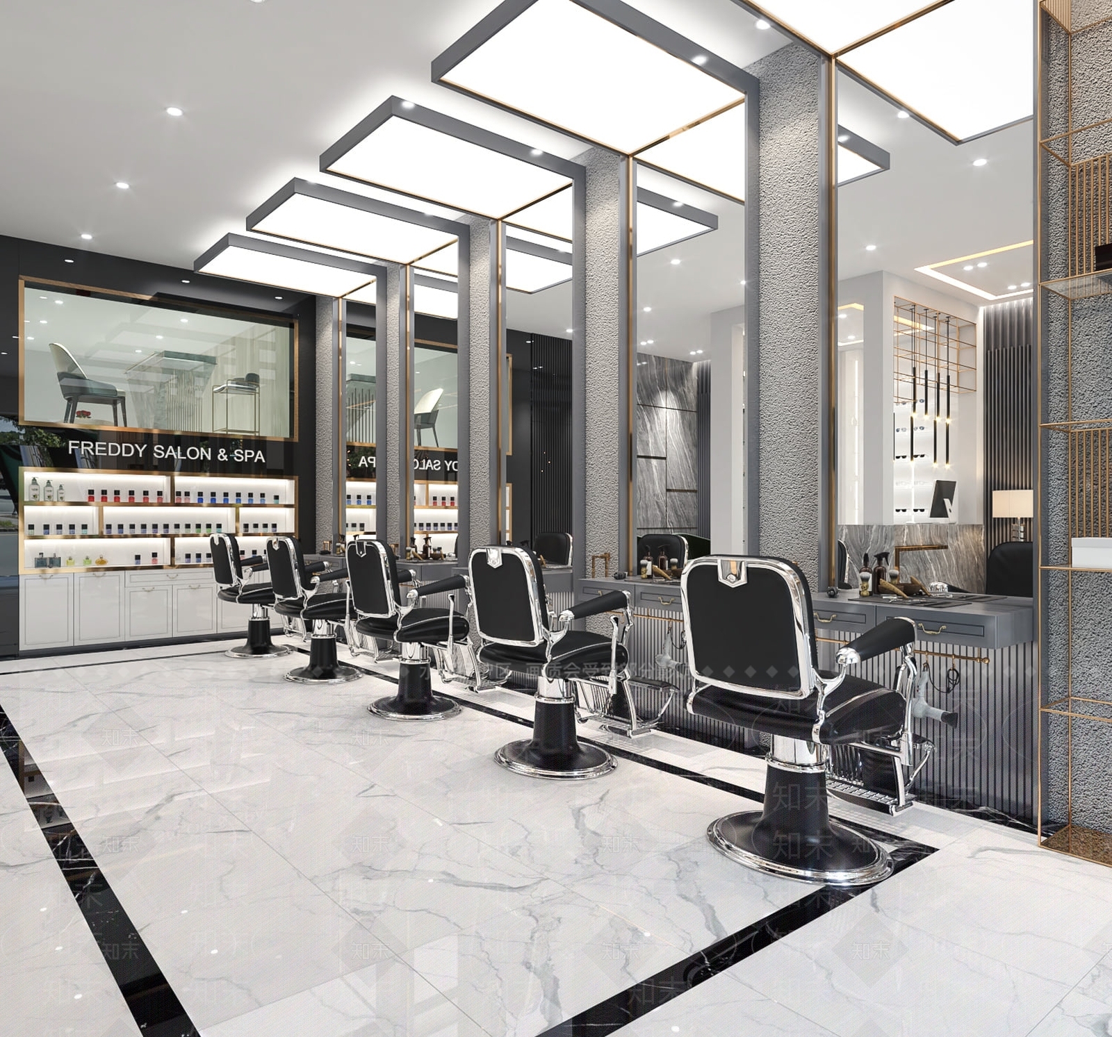 现代理发店3D模型下载【ID:396147480】