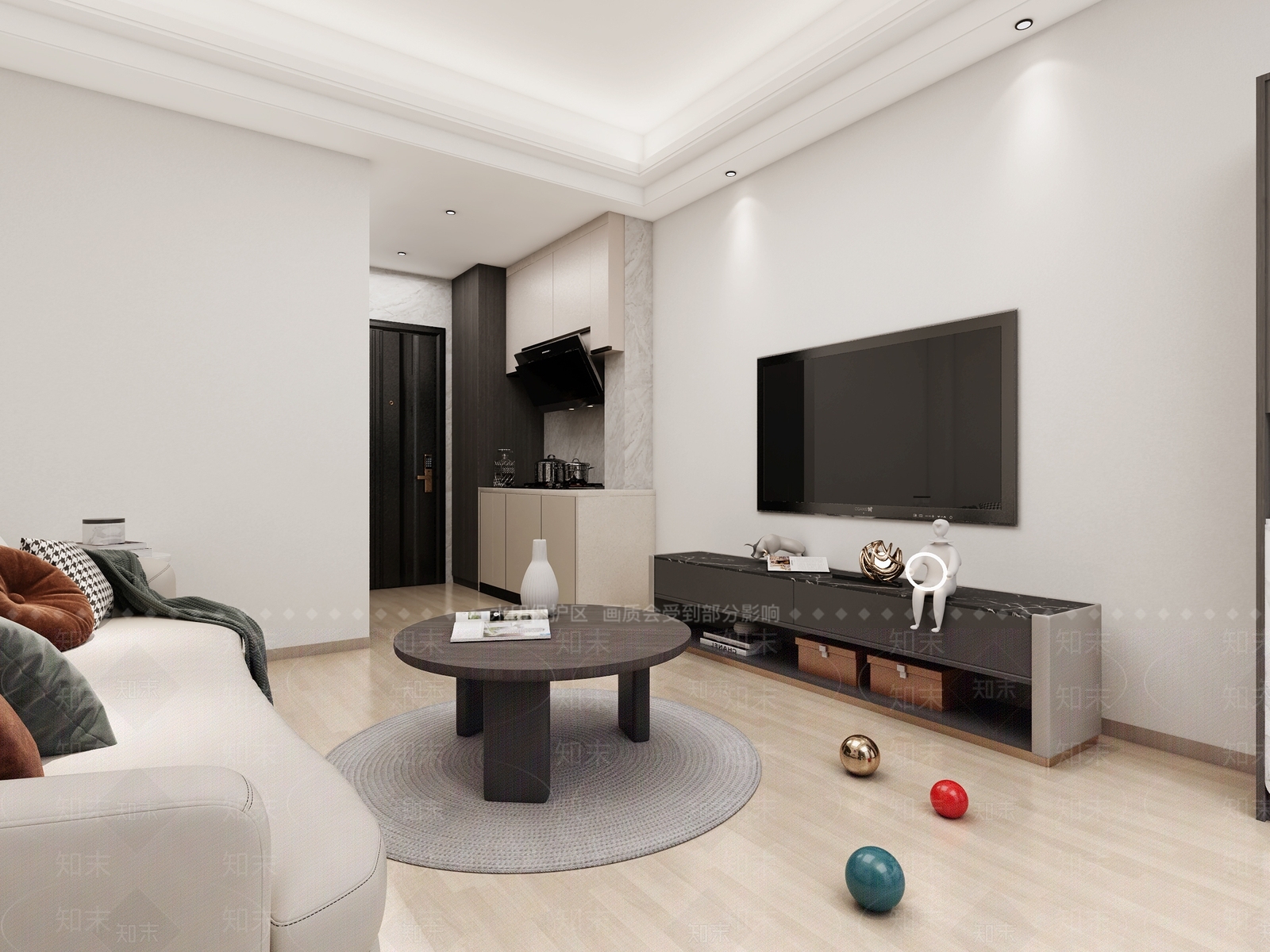 现代单身公寓3D模型下载【ID:996178733】